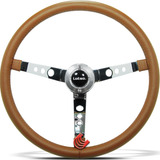 Volante Esportivo Couro Marrom
