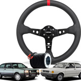 Volante Esportivo Lotse Dakar E Cubo Volkswagen Vw Gol G1