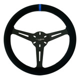 Volante Esportivo Lotse Gamer Cyber Drift Camurça Tarja Azul