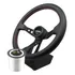 Volante Esportivo Lotse Gti ( Preto / Haste Preta / Cubo ) 
