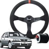 Volante Esportivo Lotse Wrc E Cubo Volkswagen Vw Gol G3