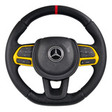 Volante Esportivo Mercedes 37cm Amarelo Mb 1113 Ano 1978