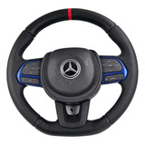 Volante Esportivo Mercedes 37cm Azul Mb 1113 Ano 1978