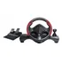 Volante Gamer Vibração Simulador Driving Com Pedal