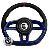 Volante Golf Gti Branco Azul P fiat Uno 95 96 97 98 99 2000 