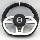 Volante Gti Branco Logo Preto Itália Fiat Fiorino Ano 2008