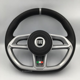 Volante Gti Prata Logo Preto Itália Fiat Uno 2006
