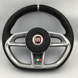 Volante Gti Prata Logo Vermelho Itália Fiat Uno Fire 2009