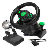 Volante Joystick Pc Xbox 360 Playstation 2 Ps2 Ps3 Vibração