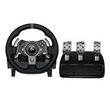 Volante Logitech G920 Driving Force E Pedais Com Force Feedback Para Xbox Series X-S- Xbox One- PC- Mac