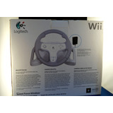 Volante Logitech Para Nintendo Wii Speed