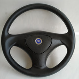 Volante Logo Azul Para Fiat Uno Fire Ano 2002
