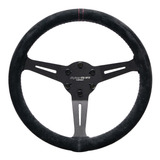 Volante Lotse Cyber Drift Simulador Camurça Tarja Vermelha