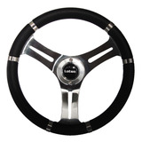 Volante Lotse H2o Aço Inox 355mm Náutico P Barco Lancha