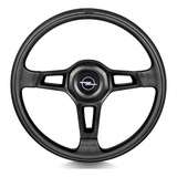 Volante Lowv Bombardier Couro Furadinho Opel Cubo Fixo Gm