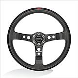 Volante LOWV Sniper GR Revestdo Em Suede Indicador Vermelho