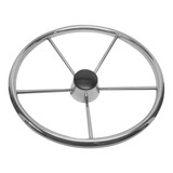 Volante Nautico Aço Inox Barcos Lanchas Fishing 13 1 2