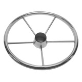 Volante Náutico Aço Inox Barcos Lanchas Fishing 15 1 2 Pol
