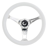 Volante Náutico Emborrachado Aço Inox 340mm P Barco Lancha