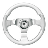 Volante Náutico Emborrachado Savoretti 35cm Branco T15w 35