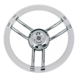 Volante Náutico Savoretti Inox T21w 35 Grip Branco Lanchas