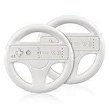 Volante Para Controle Remoto Nintendo Wii E Wii U  2 Pacotes De Acessórios De Jogos De Rodas Para Mario Kart  Branco 