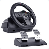Volante Pc Compatível Com Ps3 Ps4 Xbox One Xs Switch Pedal
