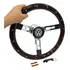 Volante Pequeno Kart Tuning Buggy Fusca Brasilia Cougar Pret