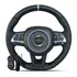 Volante Prata Controle Som Interface P/ Ford Ka 1999