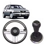 Volante Rallye Bola Câmbio Coifa Vw Gol Parati Saveiro G3