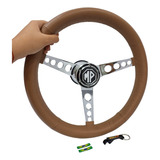 Volante Restaurado Mp Lafer Ss 37 Cromo Couro Mrc Mp Lafer