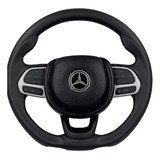 Volante S Comandos Caminhão Preto Mb 1620 Com Cubo