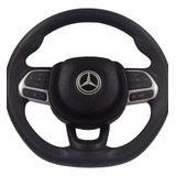 Volante S Comandos Caminhão Preto Mb 1620 Com Cubo