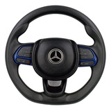 Volante S Comandos Caminhão Preto Mb 1620 Com Cubo