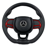 Volante S Comandos Caminhão Preto Mb 1620 Com Cubo