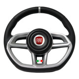 Volante Vermelho Esportivo Fiat Palio Siena Strada Uno +cubo