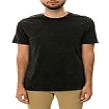 Volcom Mens The Mineral Wash Basic T-shirt, Black, Small