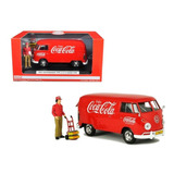 Volks Kombi Type 2 C/boneco Entregador Coca Coca Cola 1/24