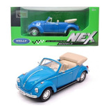 Volkswagen Beetle Fusca Conversível Nex Models 1 24 Welly