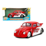 Volkswagen Fusca 1959 Drag Racing Vermelho Jada 1 24