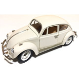 Volkswagen Fusca 1967 Escala 1 18 Die Cast Bege
