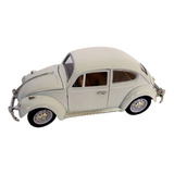 Volkswagen Fusca 1967 Escala 1 18 Die Cast Branco