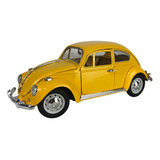 Volkswagen Fusca 1967 Roda Comum 1 18 Die Cast Amarelo