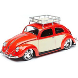 Volkswagen Fusca Com Rack Vermelho Maisto