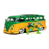 Volkswagen Kombi Tartaruga Ninja C/ Figura 1:24 Jada Toys