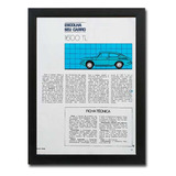 Volkswagen Tl 1600 1971 Quadro Ficha Técnica De Revista
