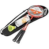 Vollo Kit Badminton 2 Raquetes - 3 Petecas