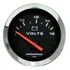 Voltímetro 52mm Cronomac 12 Volts Croma Preto