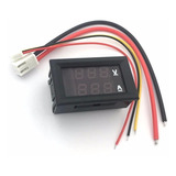 Voltímetro Amperímetro Dc 0 100 V 10a Display Digital