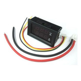 Voltímetro Amperímetro Digital Dc 100v 10a som Bateria 